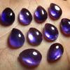 10x14 mm - 10 Pcs - Trully Gorgeous Quality Natural Purple Colour - AMETHYST - Tear Drop Shape Cabochon